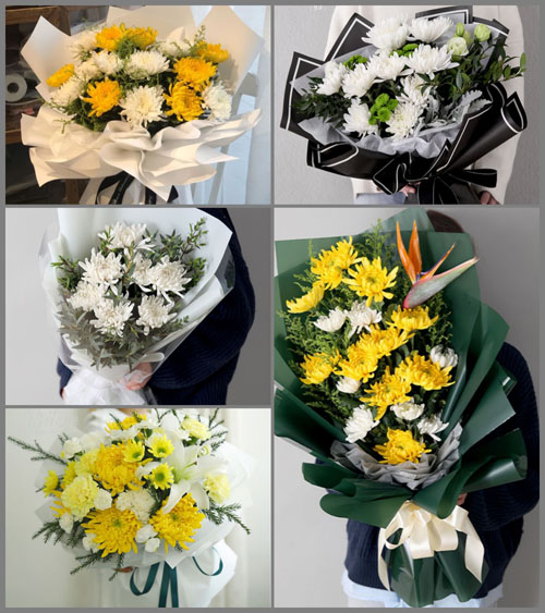 北京顺义区张镇后王会村白事花束代送
